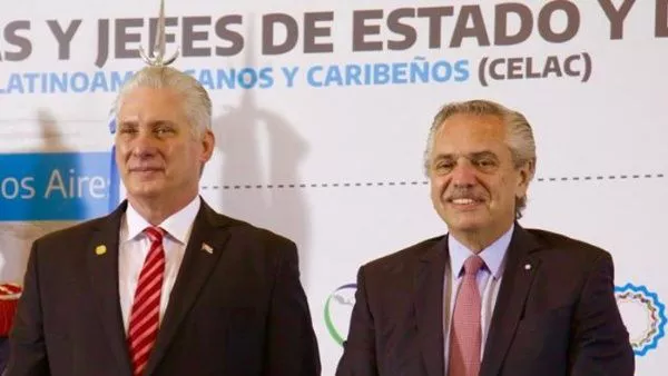 Miguel Mario Díaz-Canel Bermúdez / Alberto Ángel Fernández.