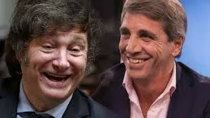 Javier Gerardo Milei y Luis Andrés Caputo.