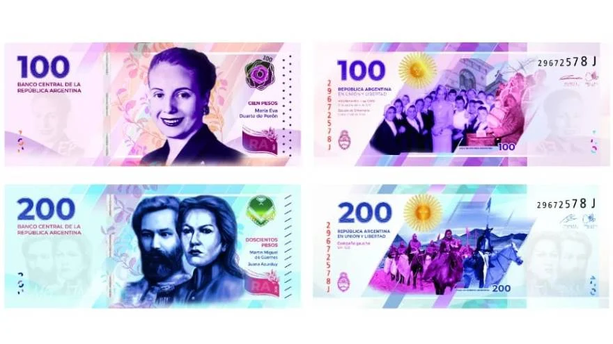 Pesos argentinos.