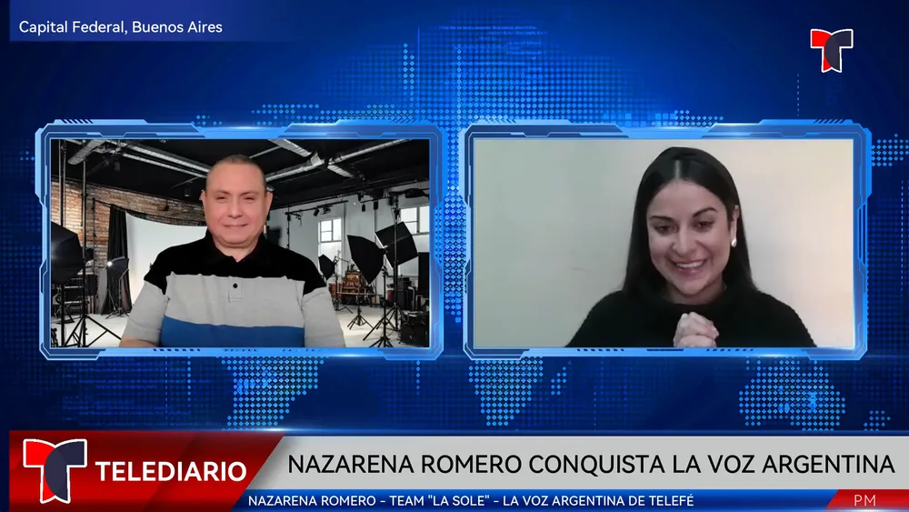 Nazarena Romero y Oscar Alejandro Alvarez.