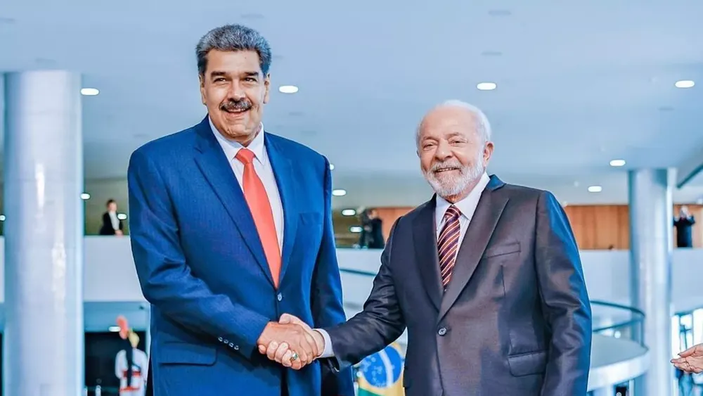 Nicolás Maduro Moros junto a Luiz Inácio Lula da Silva.