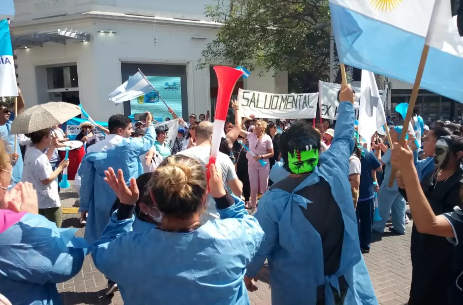 Marchas del personal de Salud.