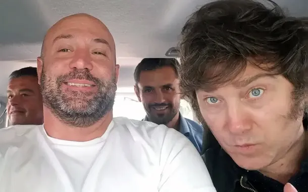 Diego Spagnuolo, Martín Alexis Menem y Javier Gerardo Milei.