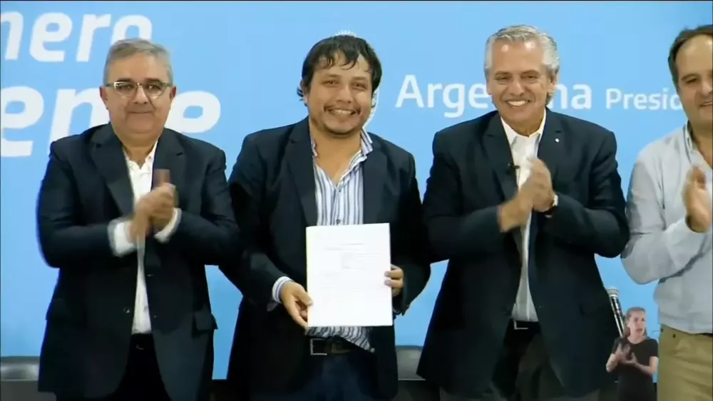 Raúl Alejandro Jalil / David Sebastián Nóblega / Alberto Ángel Fernández.