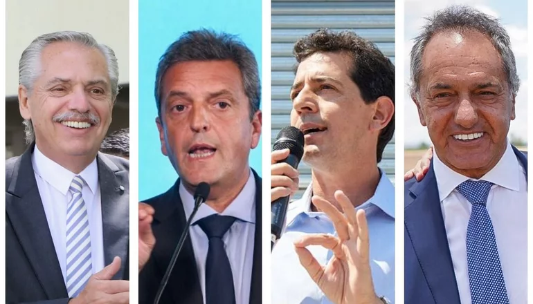 Alberto Ángel Fernandez / Sergio Tomás Massa / Eduardo Enrique 'Wado' de Pedro / Daniel Osvaldo Scioli.