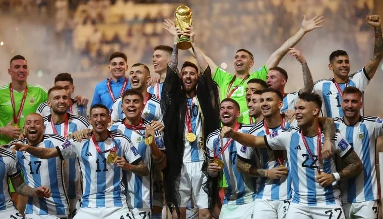 Selección Argentina Campeona del Mundo Qatar 2022.