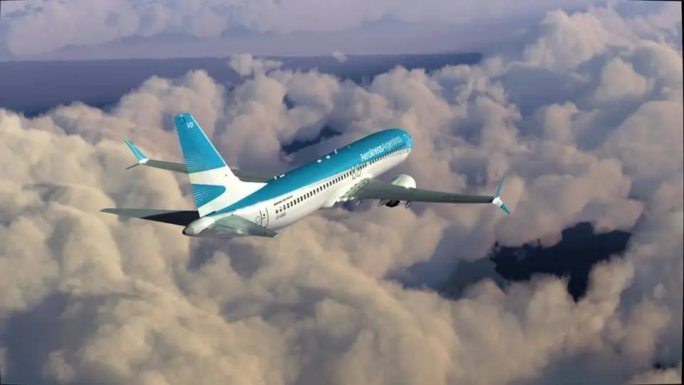 Aerolineas Argentinas.