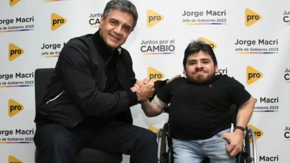 Jorge Macri junto a Franco Rinaldi.