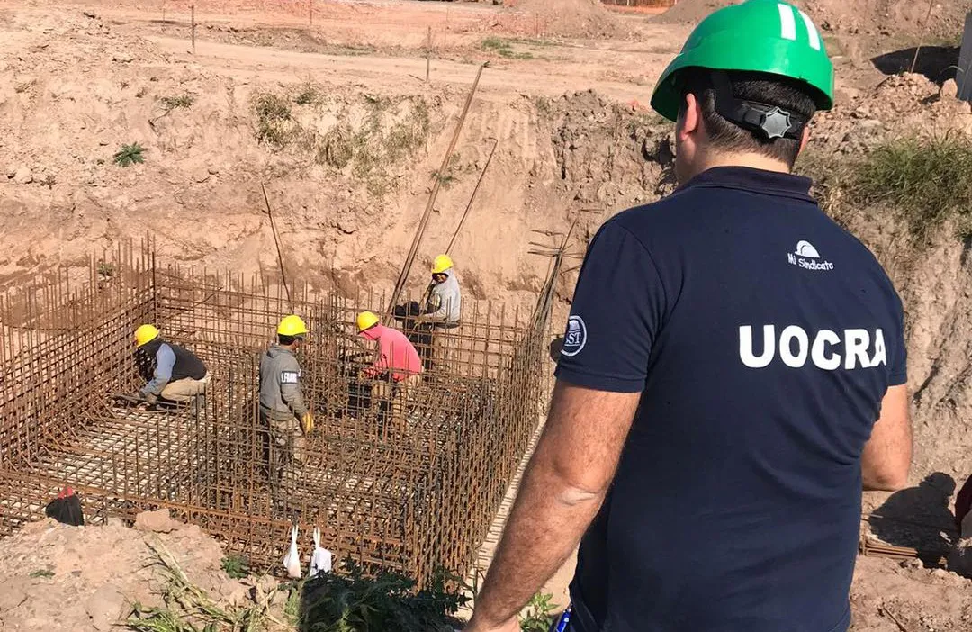Trabajadores de la construcción.