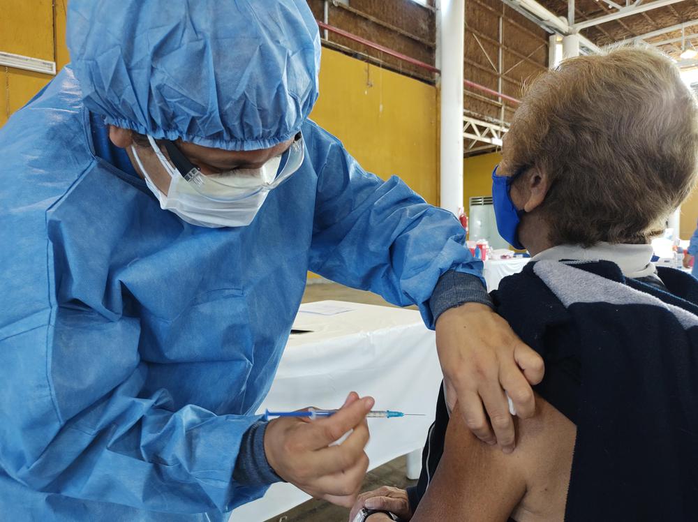 Vacunación contra el COVID-19.