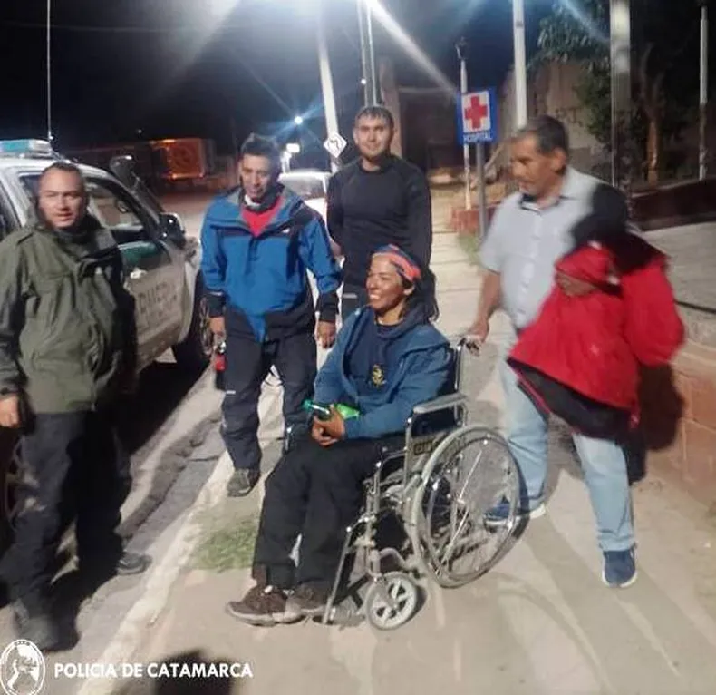Rescate de Andinista en Fiambalá.