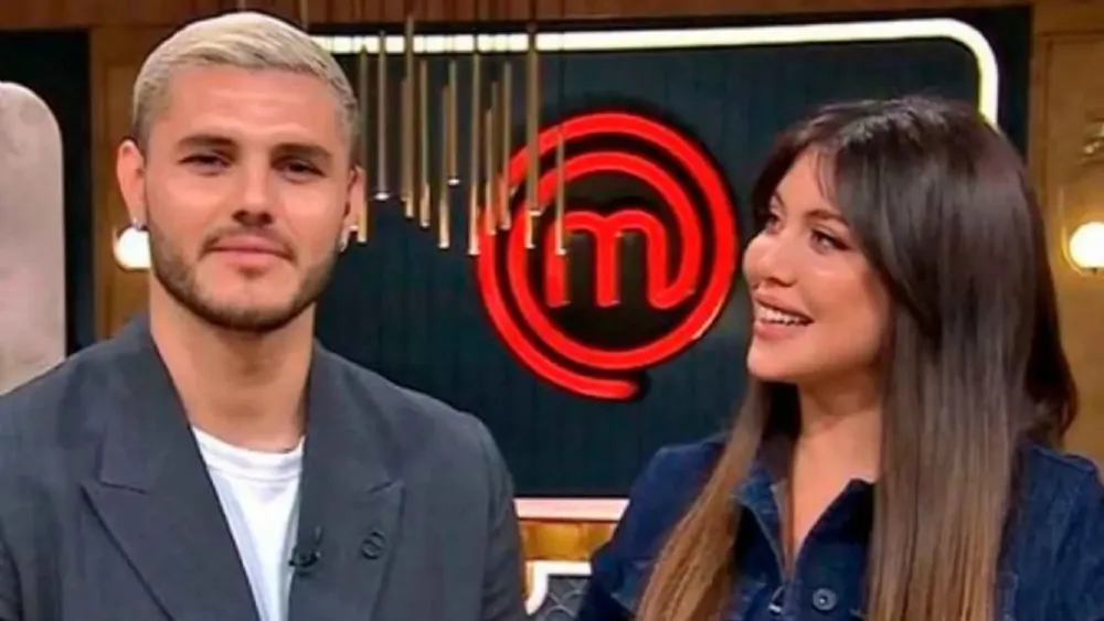 Mauro Icardi y Wanda Nara.