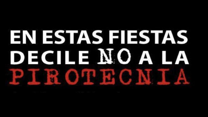 No a la pirotecnia