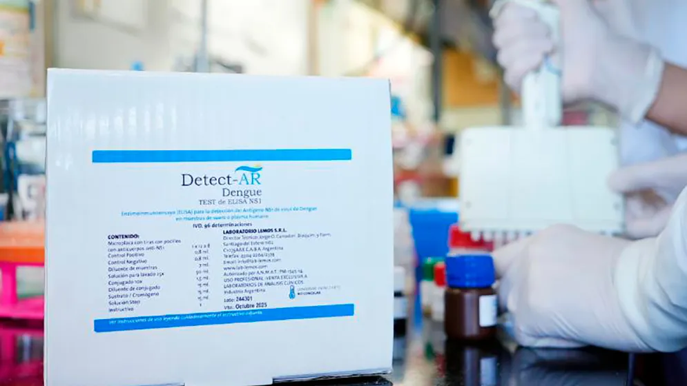 Kit Detect-Ar Dengue TEST de ELISA NS1.