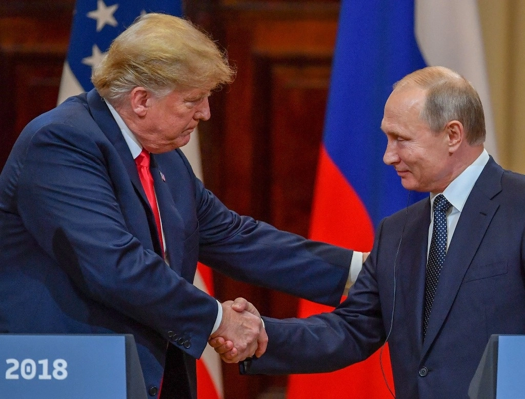 Donald John Trump y Vladímir Vladímirovich Putin.