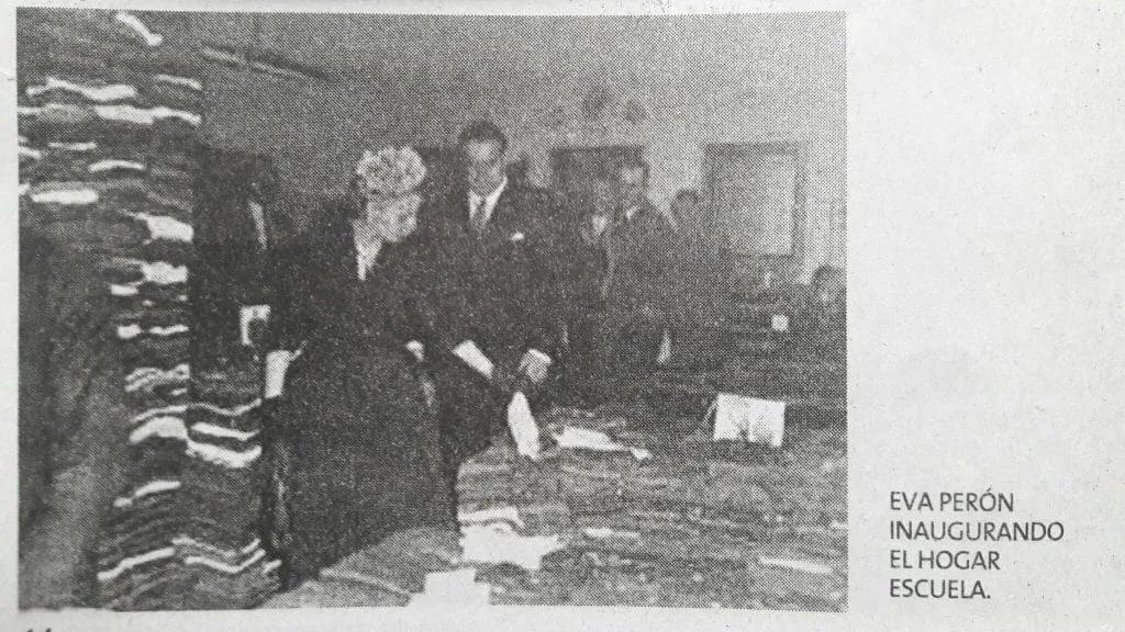 Eva Perón en Catamarca.