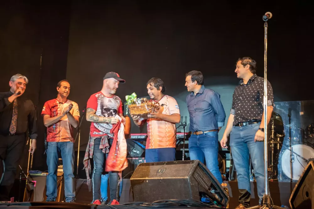 La Beriso en el Festival de la Vendimia 2023.