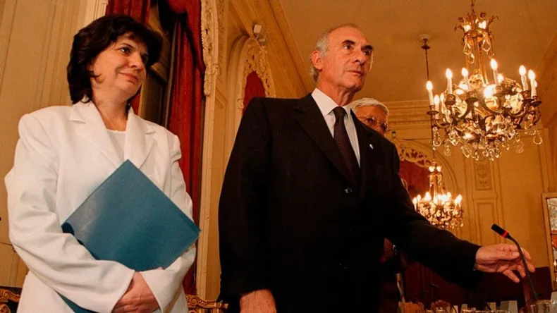 Patricia Bullrich junto a ♰ Fernando de la Rúa .